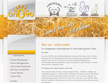 Tablet Screenshot of onovofutter.de